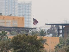 
      
      Iranian media shares drone flight over US embassy in Iraq
      
      