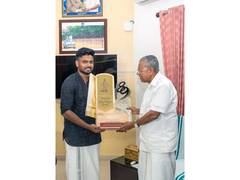 
      
      Pinarayi Vijayan meets Sanju Samson after India’s T20 WC 2026 win
      
      