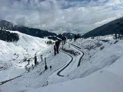 
      
      Fresh snowfall transforms Sarthal
      
      