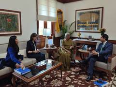 
      
      Nirmala Sitharaman meets UK PM Special Advisor Varun Chandra
      
      