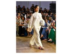 
      
      Mahieka Sharma turns showstopper for designer Anamika Khanna
      
      