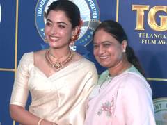 
      
      Rashmika Mandanna Attends Gaddar Awards with Mother-in-Law
      
      