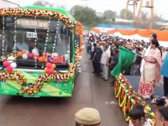 
      
      Delhi CM Rekha Gupta flags off 300 new EV buses
      
      