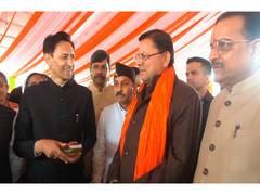 
      
      CM Dhami review preparations ahead of Rajnath Singh's visit
      
      