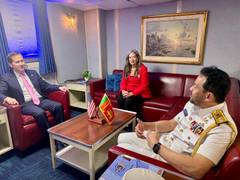 
      
      US Special Envoy Sergio Gor reviews strategic naval assets
      
      
