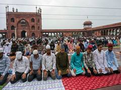 
      
      Thousands offer Namaz at Delhi’s Jama Masjid on Eid al-Fitr
      
      
