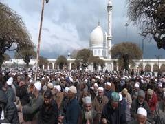 
      
      Thousands gather at Hazratbal Shrine for Eid-ul-Fitr
      
      