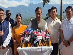 
      
      Assam CM Himanta Biswa Sarma addresses people in Haflong
      
      