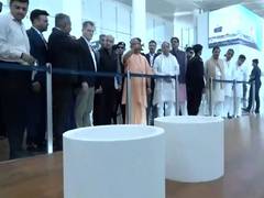 
      
      UP CM Yogi Adityanath inspects Jewar Airport
      
      
