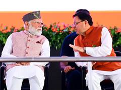 
      
      Uttarakhand CM Dhami congratulates PM Modi on historic tenure 
      
      