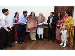 
      
      Kangana Ranaut meets PM Modi on her birthday, expresses gratitude
      
      