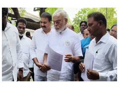 
      
      Ambati Rambabu submits complaint to Guntur SP
      
      