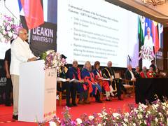 
      
      Gujarat CM addresses convocation ceremony at Deakin Uni–GIFT city
      
      