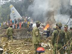
      
      Several feared dead after military plane crashes in Colombia 
      
      