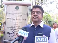 
      
      NDMC park project in Delhi's Bharti Nagar
      
      