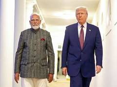 
      
      PM Modi speaks to US President Trump
      
      