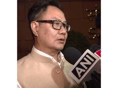 
      
      Kiren Rijiju after all-party meeting on West Asia
      
      