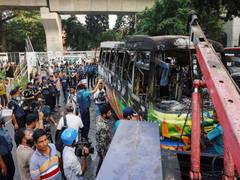 
      
      2 dead, several trapped as bus plunges into Padma River
      
      