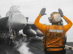 
      
      USS Abraham Lincoln continues flight operations against Iran
      
      