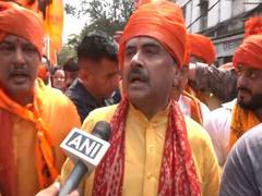 
      
      BJP's Suvendu Adhikari leads Ram Navami rally in Bhabanipur
      
      