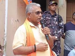 
      
      Dilip Ghosh says BJP will form government in West Bengal, slams T
      
      