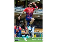 
      
      Virat Kohli gets new full sleeve tattoo with lotus element
      
      
