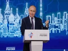 
      
      Putin pushes for stronger tech cooperation with BRICS, 
      
      