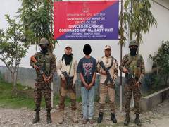 
      
      Manipur: Security forces arrest PLA, UPPK active cadres
      
      