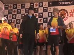 
      
      J-K: CM Omar Abdullah flags off inaugural Jammu Marathon
      
      