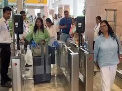 
      
      Civil Aviation Minister Ram Mohan Naidu launches Digi Yatra at J
      
      