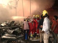 
      
      Andhra Pradesh: Fire breaks out at scrap shop in Vishakhapatnam
      
      