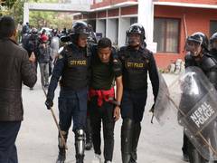 
      
      One injured, 9 arrested as protest in support of former Nepal PM 
      
      