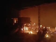 
      
      Fire breaks out at Tatyaganj incense stick factory in Kanpur
      
      