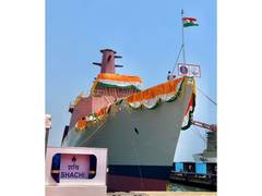 
      
      GSL marks dual milestones with launch of INS Shachi
      
      