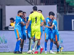 
      
      India end Asian Cup qualifiers on a high with win in Kochi
      
      