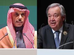 
      
      Saudi Foreign Minister, UN chief discuss West Asia tensions
      
      