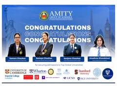 
      
      Amity Students Achieve Outstanding Global Selections
      
      