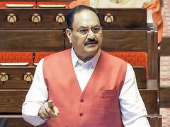 
      
      Amid West Asia crisis, Union Minister Nadda assures states 
      
      