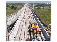 
      
      Mumbai–Ahmedabad Bullet Train project progresses: 343 km viaduct,
      
      