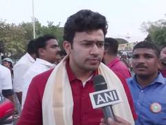 
      
      BJP MP Tejasvi Surya hails K Annamalai ahead of polls
      
      