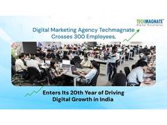 
      
      Digital Marketing Agency Techmagnate Crosses 300 Employees
      
      