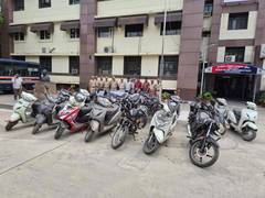 
      
      Two Auto thieves arrested in Delhi's Rohini, 18 stolen two-wheele
      
      