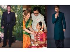
      
      SRK, Salman Khan attend Rajat Sharma’s daughter's wedding
      
      