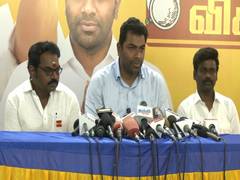 
      
      TVK claims massive public support, criticizes DMK
      
      