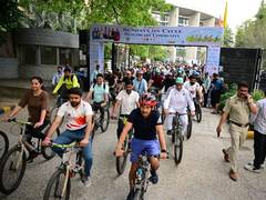 
      
      Fit India Sundays on Cycle celebrates World Health Day
      
      