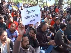 
      
      Transport unions protest against ATS in Dharamshala
      
      