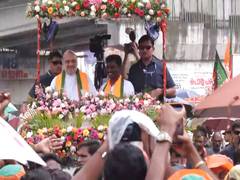 
      
      Keralam assembly polls: Amit Shah holds roadshow in Alappuzha
      
      