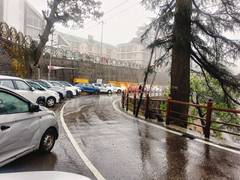 
      
      Heavy rainfall in 5 Himachal districts, IMD issues orange alert
      
      