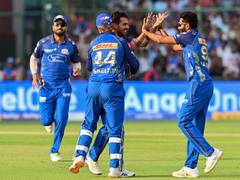 
      
      MI opt to bowl first in 11-over match against RR in Guwahati
      
      
