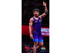 
      
      Asian Wrestling C'ships: Silver for Lalit, bronze for Sunil
      
      
